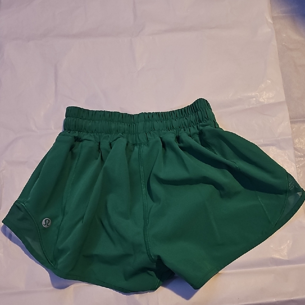 lululemon athletica Emerald Green Athletic Shorts
